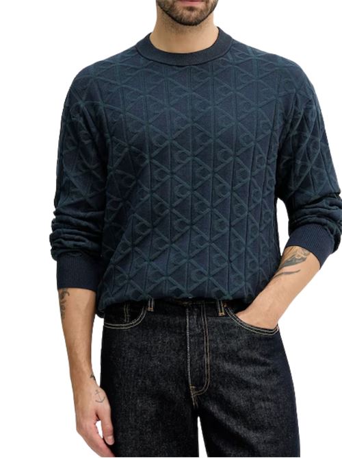 Maglioncino con logo all-over Calvin Klein Jeans | LV04RE301GGRW